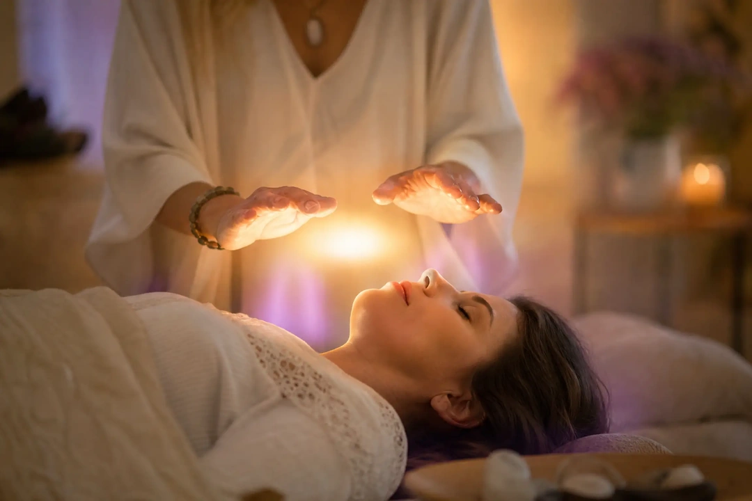 Ruhige spirituelle Atmosphäre für Trance-Healing